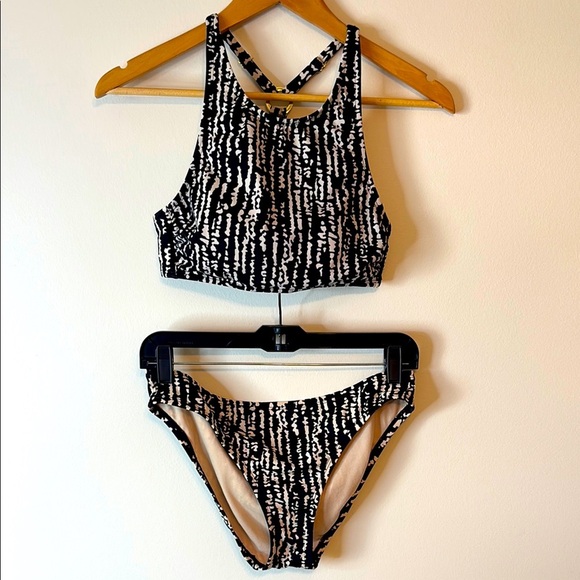KONA SOL Black and Cream Women's Swim Set - Picture 3 of 8